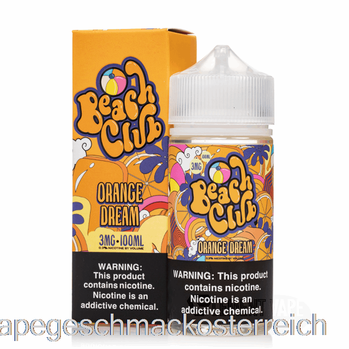 Orange Dream - Beach Club - 100ml 3mg Vape-Geschmack